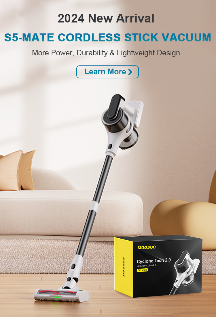 MOOSOO Cordless stick vacuum