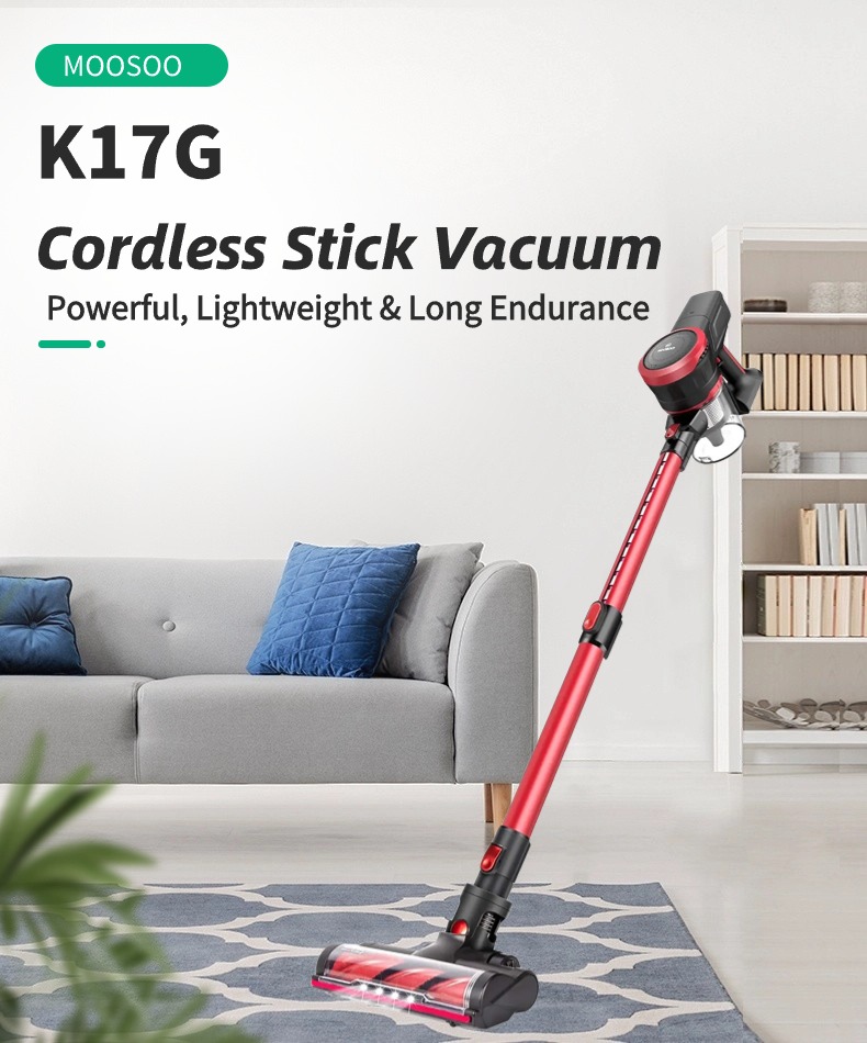 MOOSOO cordless stick vacuum