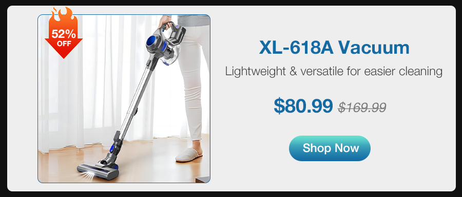 MOOSOO XL-618A Cordless Stick Vacuum